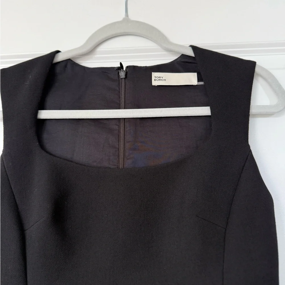 TORY BURCH Double-Faced Wool Mini Dress 6